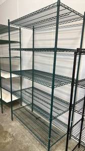 lot 11627 image: Commercial Wire Shelving Units with Adjustable Shelves 4��