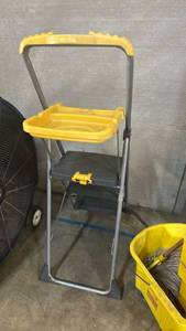 lot 11635 image: Folding Step Ladder with Tool Tray