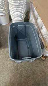 lot 11716 image: Plastic Storage Tub with Handles