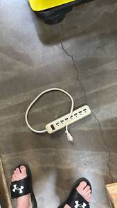 lot 11736 image: 6-Outlet Surge Protector Power Strip with Cord