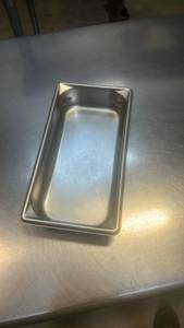 lot 15012 image: Stainless Steel Food Pan Insert 12x7 in.