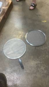lot 15030 image: Stainless Steel Splatter Screen Set