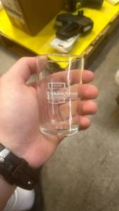 lot 15040 image: Grandstand Promotional Glass Tumbler