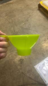 lot 15046 image: Green Plastic Kitchen Funnel