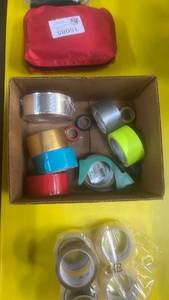 lot 15089 image: Assorted Duct Tape and Adhesive Tape Collection