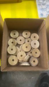 lot 15092 image: Wooden Craft Discs with Center Holes
