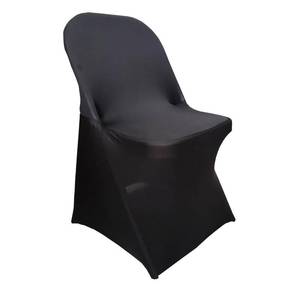 lot 724 image: SEE PHOTOS FOR COLOR iEventStar Spandex Folding Chair Cover Covers Stretch Chair Protectors for Wedding Party Events (2, Champagne)
