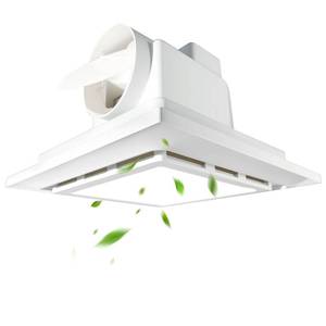 Yue Feng Bathroom Exhaust Fan with Light,1.0 Sones Bathroom Vent Fan with 12W LED Light,120 CFM,9.8x9.8 Mount,4 Inch Duct Quiet Square Fan for Home,Bath Restroom,Hotel,Office - Retail: $53