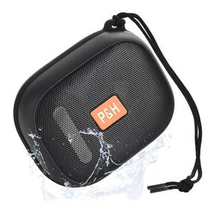 lot 957 image: Hopjuery Portable Bluetooth Speaker, Small Speakers Bluetooth Wireless, IPX7 Waterproof Bluetooth Speaker Suitable for in Bathroom, Pools, Boating and Hiking Black - Retail $9