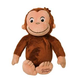 lot 980 image: Kids Preferred Curious George Monkey Stuffed Animal Plush Toys Soft Cutest Cuddle Plushie Gifts for Baby and Toddler Boys and Girls - 8 Inches - Retail $13