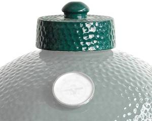 lot 20875 image: Replacement Ceramic Damper Top for M, L, XL, and 2XL Eggs - Kamado Grill Chimney Top Vent Cap Parts. Quickly Snuffing Out the Fire, and Keeping the Rain Out of the Egg. Green Egg Smoker Accessories