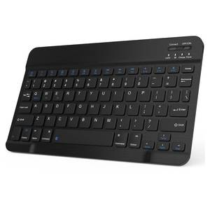 lot 20887 image: Bluetooth Keyboard Compatible with iPad 10th Generation, Rechargeable Portable 10 inch Wireless Keyboard for iPhone, iPad mini, Samsung Tablets Keyboards Ultra-Slim, Travel Office Computer Accessories - Retail $10