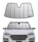 lot 24660 image: Pigenius Windshield Sunshade for Hyundai Tucson 2019-2021, Premium Grey Leather Finish