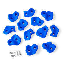 lot 24687 image: Backyard Discoveries Rock Climbing Wall Hand Holds