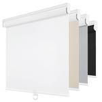 lot 24664 image: ChrisDowa Cordless Blackout Roller Shades for Windows, Thermal Insulated UV Protection Pull Down Shades, Total Blackout Window Blinds for Home, Office, Bedroom, Door (46 W x 72 H, White)