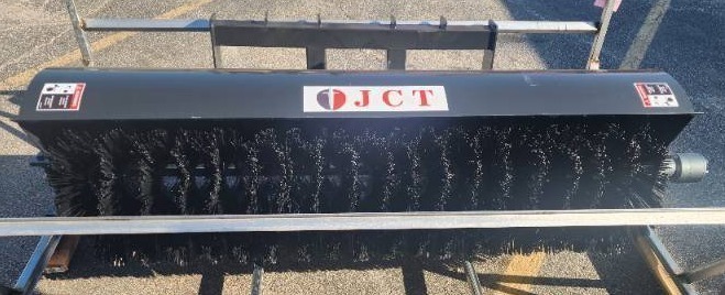 lot 4599 image: Unused JCT Skid Steer Angle Broom