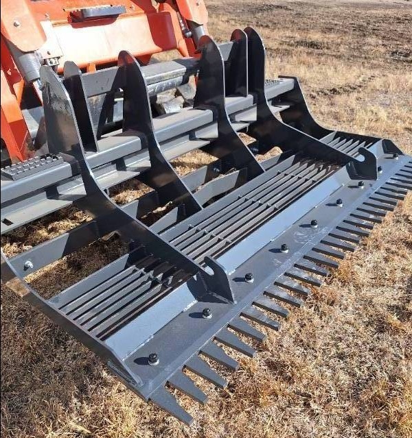 lot 2071 image: Unused Wolverine 78 Inch Land Leveler for Skid Steer - Grading - Land Leveling Tool Skid Steer Land Leveler  LL-12-78W