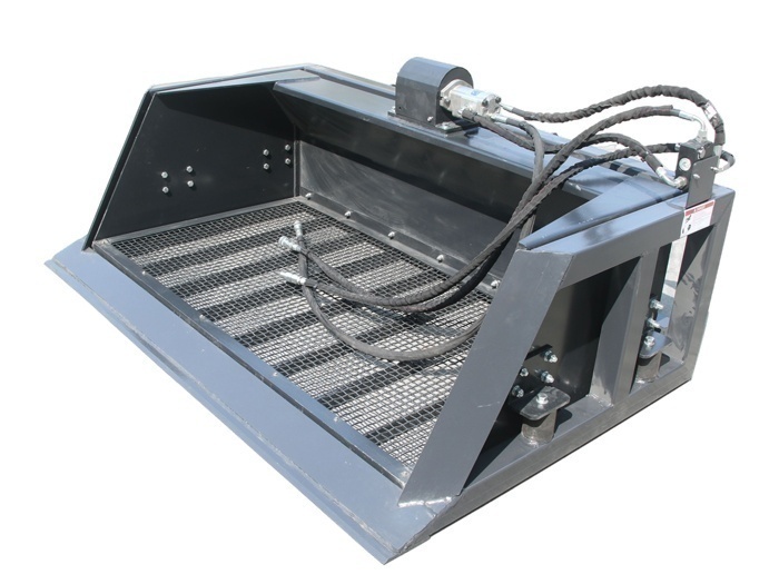 lot 2055 image: Unused Wolverine Skid Steer Screening Bucket  SB-12-72W