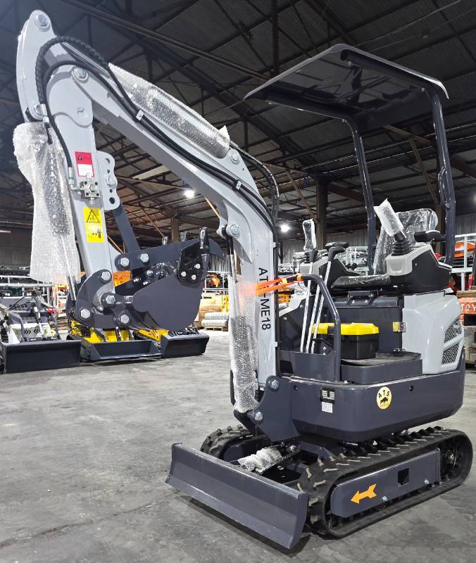 lot 2000 image: Unused ATS-ME18 Mini Excavator  ATS-ME18 - Pilot Controls - Heavy Duty Built