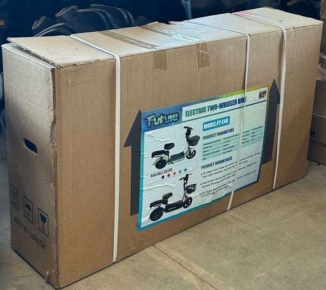lot 8351 image: Unused Captok Electric Scooter - Red in Color  New in Box - CK-E48