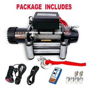 lot 2083 image: Unused ATS 13000lb Electric Recovery Winch - Truck Winch