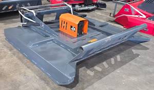 lot 1835 image: Unused Handy 78 Skid Steer Brush Cutter  HSBC78  Very Heavy Duty with Three 5 inch Wide Cutting Blades Attached to a Half Inch Thick Rotating Plate