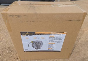 lot 3358 image: Unused LandHonor Industrial 65ft Hose Reel LHR-HRM65 - Auto-Retracting