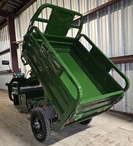 lot 5015 image: Green - IRET13 High-End Electric Tricycle 800W 60V20A - Dump Bed - Speed Regulating & Boosting Device to Ensure Strong Output Power - Very Powerful - LCD Panel - LED Headlights