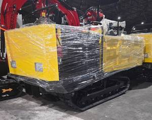 lot 5185 image: Unused SDLANCH CDWS25 Tracked Hydraulic DumperHauler-3307lb Load Capacity-RATO 420cc Gasoline Engine Top Speed 9.32mph Sides & Tailgate Fold Down or Removable for Flatbed Hauling-Electronic Ignition-Small Turn Radius