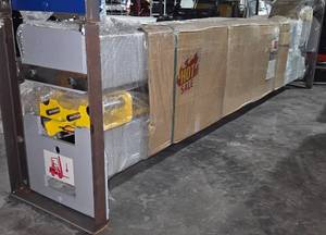 lot 5163 image: Unused IRTPL Gray 10000 Pound Electric Control Two Post Lift