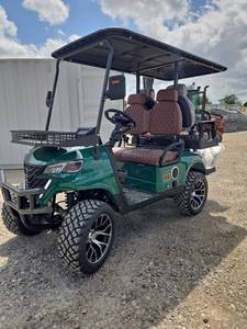 lot 8375 image: Captok Green OFF-ROAD 4-Seater Electric Golf Cart  60V, Backup Camera, Bluetooth  CK-GC22S