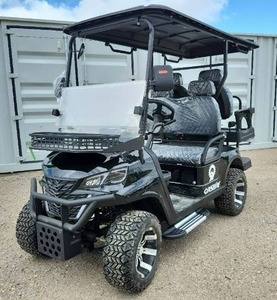 lot 7702 image: Onshine 4-Seat Electric Golf Cart  OSGC4  Black