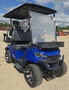 lot 7700 image: Onshine 4-Seat Electric Golf Cart  OSGC4  Blue