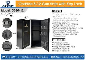 lot 7787 image: Onshine 8-12 Gun Safe with Key Lock  OSGF-12