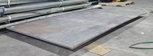 lot 8308 image: Steel Plate Size 5 FT x 10 FT Thickness 0.4in