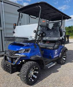 lot 7700 image: Onshine 4-Seat Electric Golf Cart  OSGC4  Blue