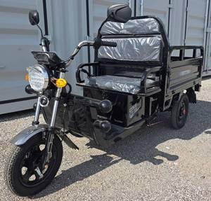lot 7704 image: Onshine 800W Electric Cargo Tricycle  OSECT-13  Black