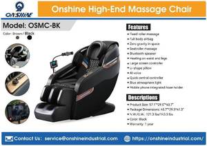 lot 7739 image: Onshine High-End Zero Gravity Full Body Massage Chair  OSMC-BK