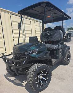 lot 8375 image: Captok Green OFF-ROAD 4-Seater Electric Golf Cart  60V, Backup Camera, Bluetooth  CK-GC22S