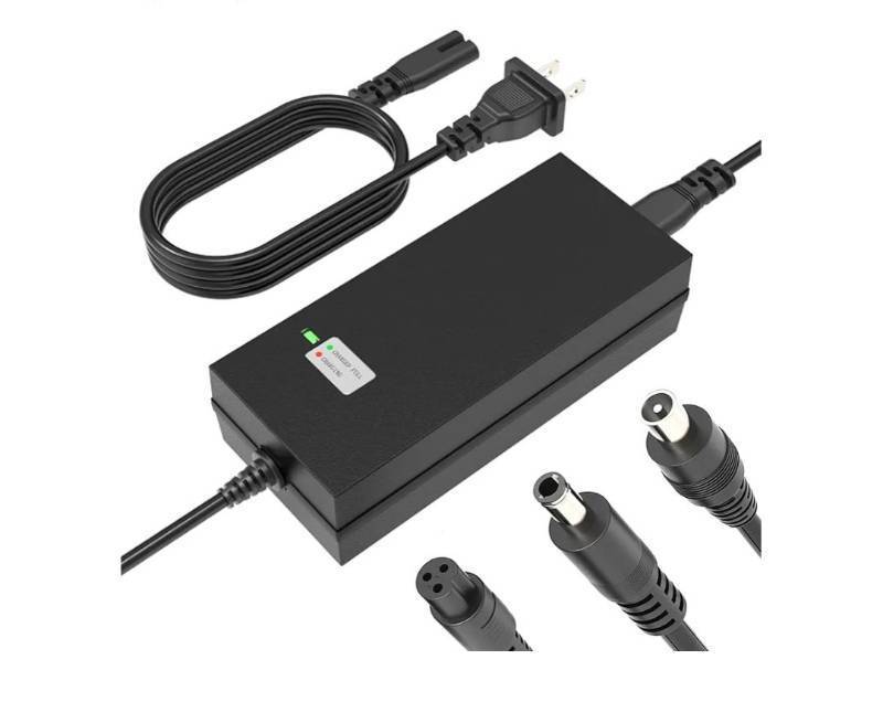 lot 37027 image: SGS Certified 42V 2A Fast Charger with 3 Types of Connectors  for 36V Lithium Batteries- Compatible with Pocket Mod, Sports Mod, Electric Scooters - Retail $16