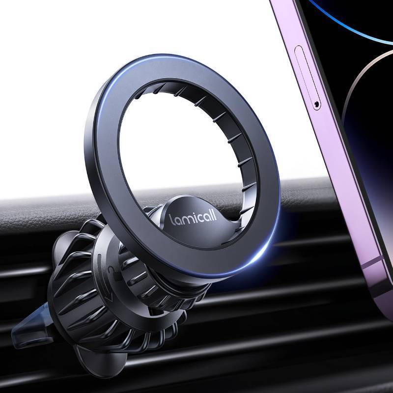lot 37166 image: MagSafe Car Mount - 20 Super Magnets Magnetic Phone Holders for Your Car, Air Vent Phone Holder Car, HandsFree Cell Phone Holder Mount Accessories for Women Men fit iPhone 17 16 Pro Max - Retail $10