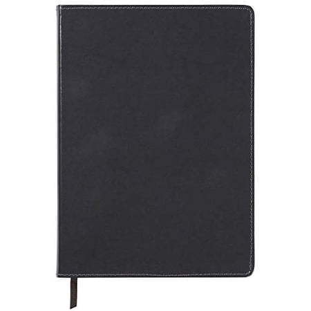 lot 57345 image: C.R. Gibson Black Professional Leather Journal Notebook  6   W x 8.5   L  240 Pages - Retail $26