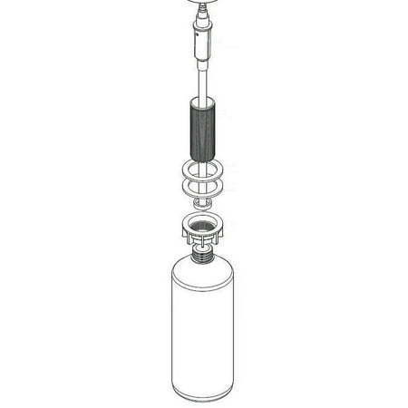 lot 57386 image: Moen 344111 Underdeck soap Dispenser parts - Retail $39