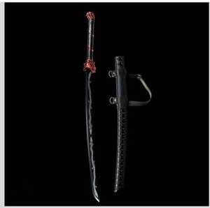 lot 2061 image: Twin Dragon Martial Arts Sword, 43.7 High Manganese Steel Blade, Red Tiger Zinc Alloy Fittings, Black Scabbard