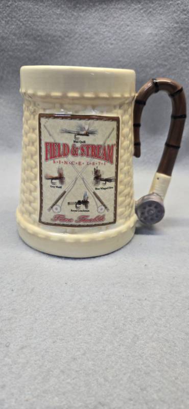lot 430 image: Field & Stream Fishing Rod Handle Coffee Mug