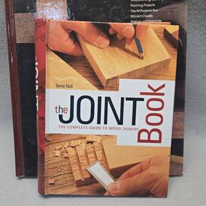 lot 454 image: Woodworking Books Set - Joint Book and Space and Storage Guide