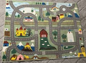 lot 102 image: IKEA Vallaby Childrens Play Mat City Road Design
