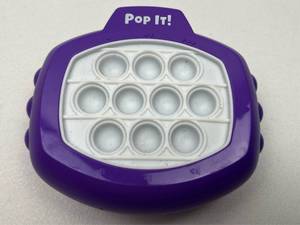 lot 219 image: Pop It Electronic Light Up Fidget Toy Purple