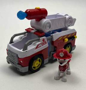 lot 113 image: Paw Patrol Marshall Fire Truck with Figure