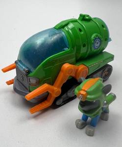 lot 116 image: Paw Patrol Rocky Recycling Truck with Figure